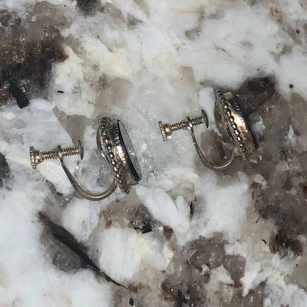 Sterling Silver Vintage Clip-On Earrings - Picture 5 of 9